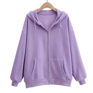 Hoodie court zippé pour femme, directement de l'usine, collection mode, vente en gros pour boutiques - Product Image 5