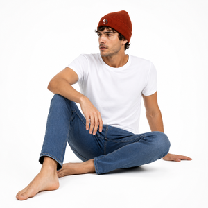 Gorro de punto para hombre con tejido cálido y cómodo, ajuste flexible, cobertura cálida y textura suave acanalada para viajes y uso al aire libre. - Product Image 5