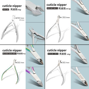 Rainbow Color Professional Cuticle Nipper Heavy Duty Finger Hangnail Trimmer Stainless Steel Wide Jaw Opening for Maximum - Product Image 6