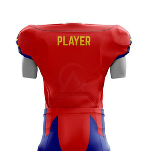 Ensemble d'uniformes de football américain en tissu polyester respirant, coupe confortable pour l'entraînement, les compétitions et les matchs - Product Image 5