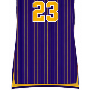 Maillot de basket-ball imprimé par sublimation, dernier design, léger, vêtements de sport performants, sans manches, pour l'entraînement et les matchs d'équipe - Product Image 3