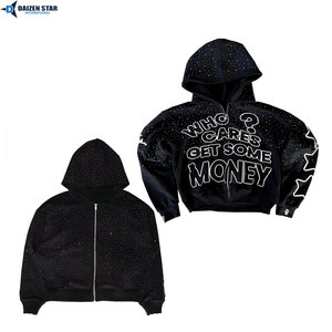 Fashion Pullover Hoodie Men Women Cotton Fleece Hooded Sweatshirt Custom Logo Streetwear Supplier - Product Image 5
