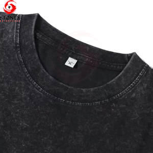 Camisas de Manga Larga para Hombre, 100% Algodón, Estilo Vintage, Transpirables, Ecológicas, con Logotipo Personalizado Impreso, Lavado Ácido, Talla Grande, Venta al Por Mayor - Product Image 3