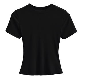 T-shirt pour femme en coton lourd de luxe, logo personnalisé, uni, décontracté, été, vêtements féminins de haute qualité, durables - Product Image 5