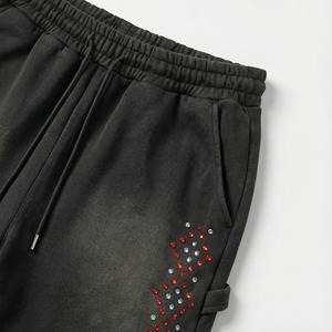 Pantalones Deportivos de Invierno Impermeables de Felpa Francesa Personalizados |   Pantalones Deportivos Extra Grandes con Lavado Ácido Estilo Vintage |   Marca Privada OEM - Product Image 3