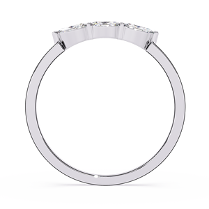 Bague en diamant taille marquise en platine, certifiée GIA, couleur D, diamants naturels, bague de fiançailles classique pour femme - Product Image 4