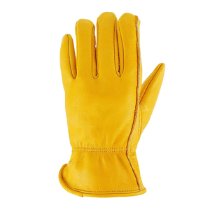Gants de travail en cuir de vachette pleine fleur, haute performance, protection robuste pour les mains, sécurité, construction, durables, qualité supérieure - Product Image 6
