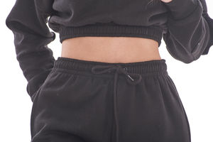 Pantalones Deportivos de Felpa 100% Algodón para Mujer, Diseño Casual de Invierno, Transpirables, Cortavientos, Pantalones Cortos Deportivos - Product Image 6