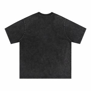 Camiseta Oversize de Algodón para Hombre con Hombros Caídos, Manga Corta, Estilo Urbano Holgado, para Uso Diario - Product Image 2