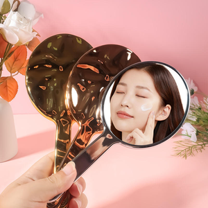 Mini Espejo Cosmético con Acabado Cromado, Marco de Plástico, Estilo de Escritorio, con Logotipo Personalizado, Personalización OEM ODM Disponible - Product Image 2