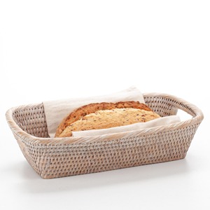 Artex Green Earth Handwoven Natural Rattan Eco-Friendly Modern Multifunction Oval <b>Bread</b> <b>Basket</b> Hanoi Vietnam Size L13xW8xH3.2 - Product Image 4