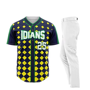 Uniforme de Béisbol al por Mayor, Jersey de Béisbol y Sóftbol 100% Poliéster de Secado Rápido para Hombre, con Estampado Digital - Product Image 2