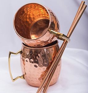 Hammered copper mug set canyon summit beverage cups reusable premium cocktail serving metal mugs durable - Product Image 4