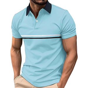 Vente directe d'usine, polo homme personnalisé, design uni, fabriqué avec des matériaux de haute qualité, prix abordable, respirant, grandes tailles. - Product Image 1