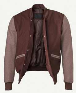 Men's Varsity <b>Jacket</b> Brown <b>Corduroy</b> Turn-down Collar Button Closure Regular Fit Autumn Casual Wear - Product Image 6
