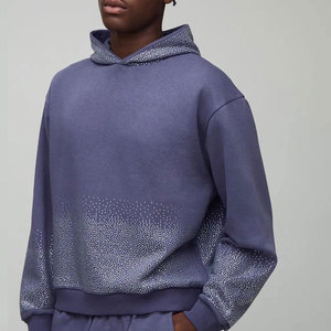 Sudadera con Capucha para Hombre, Corte Regular, Estampado por Sublimación, Estilo Casual Otoñal, Tejido de Felpa, 100% Algodón, Transpirable - Product Image 3