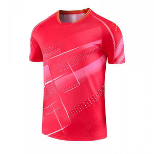 Camiseta de Tenis Formal para Hombre, Tejida, Transpirable, con Estampado Digital Bordado, de Poliéster de Secado Rápido, Ropa Deportiva para Adultos y Niños - Product Image 6