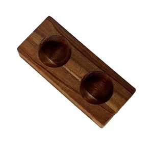 Porte-œufs en bois, plateau à œufs en bois rustique pour la cuisine, lapin naturel - Product Image 6