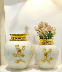 Vases en métal de décoration haut de gamme pour la maison, vases de sol, vases de table, accessoires décoratifs pour la maison, designs personnalisés, ODM disponible, vente en gros - Product Image 5