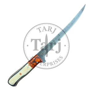 Cuchillo de Pesca Profesional de Acero de Damasco para Compradores Mayoristas de EE. UU. y la UE, Logotipo Personalizado, Cuchillo para Mariscos al Aire Libre, Venta Caliente B2B OEM 2026 - Product Image 2