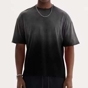 เสื้อยืดทรงโอเวอร์ไซส์ผ้าคอตตอน 100% ล้างสีแบบแอซิดวอช พิมพ์ลายวินเทจ ปักโลโก้ตามสั่ง แบบดิสเทรส - Product Image 4