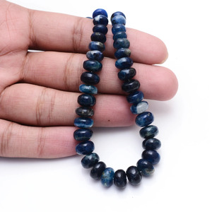 Cuentas lisas de afganita AAA+ de 7mm-10mm, cuentas redondas que cambian de color natural, afganita fluorescente, cuentas de piedras preciosas reactivas a los rayos UV para joyería. - Product Image 3