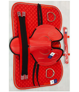 Matériaux de qualité, selle d'entraînement synthétique durable pour chevaux, ensemble complet, selle de course BLUHORSE pour l'entraînement et la compétition - Product Image 1