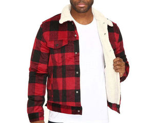 Chaqueta de Franela Vintage con Forro Grueso, Estampado de Camuflaje a Cuadros, Bolsillo Frontal en el Pecho, Capucha con Peluche Cálido, Impermeable, Estilo Urbano, para Hombre, Invierno - Product Image 5