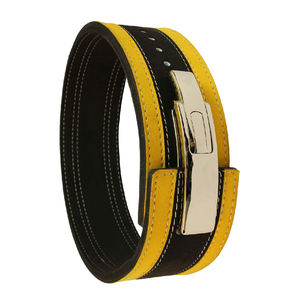 เข็มขัดยกน้ำหนักหนังวัวแท้แบบปรับได้สำหรับทุกเพศ พร้อมหัวเข็มขัดกันลื่น ป้องกันได้รอบด้านสำหรับการออกกำลังกาย - Product Image 4