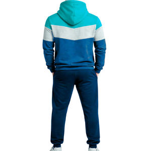Sweat-shirts à capuche colorblock pour hommes, en molleton respirant 100% coton, tenues d'hiver décontractées - Product Image 6
