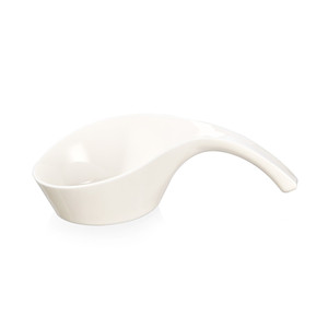Set di 6 Poggiacucchiai Degustare in Ceramica Bianca per Uso in Cucina - Product Image 1