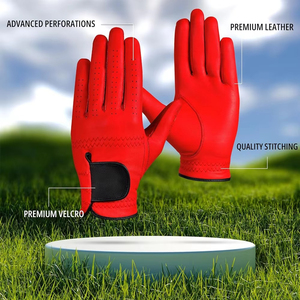 Experimente una comodidad y precisión inigualables con los guantes de golf de cuero Cabretta transpirables, el accesorio deportivo definitivo. - Product Image 1