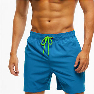 Nouveau short d'été GAF pour homme, design tendance, séchage rapide, respirant, coupe ample, décontracté, jambe droite, sport, en toile, avec cordon de serrage, couleur unie, taille haute - Product Image 2
