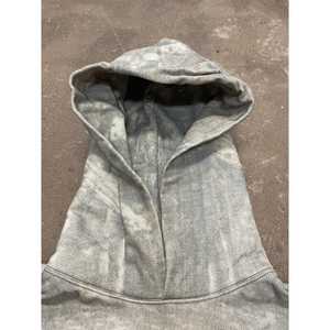 Sweat-shirt à capuche en coton blanc, surdimensionné, épais, pour impression et personnalisation - Product Image 3