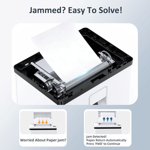 Trituradora de Papel Comercial de Alimentación Automática de 200 Hojas, 40 Minutos de Funcionamiento Continuo, Alta Resistencia, Seguridad Ultra P5, para Uso Doméstico - Product Image 6
