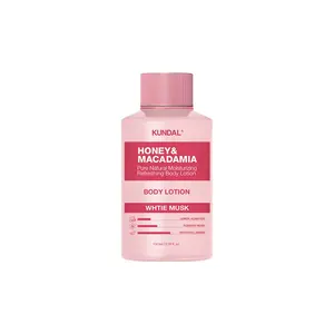 Loción corporal natural KUNDAL de 100ml con miel y almizcle blanco de Macadamia de buena calidad - Product Image 1