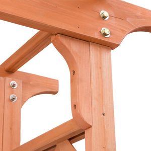 Arche de jardin en bois de 7 pieds de haut, élégante pergola et pavillon pour la décoration extérieure - Product Image 6