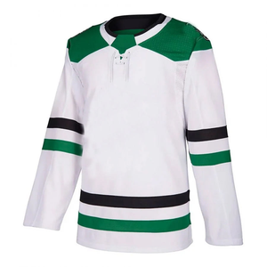 Maillot de hockey sur glace avec logo personnalisé |   Uniforme d'équipe respirant en maille 100% polyester |   Approvisionnement direct d'usine - Product Image 5