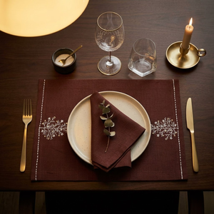 Modern Cotton <b>Table</b> <b>Mat</b> Stylish Dining Placemat Washable <b>Table</b> <b>Mat</b> for Hotel Cafe Home Decor | Custom Reusable Dining <b>Table</b> <b>Mat</b> - Product Image 6