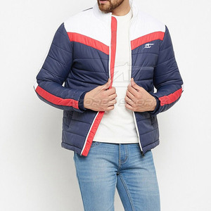 <b>Men</b> Puffer <b>Jacket</b> Front <b>Lightweight</b> Warm Eco-Friendly Quilted Outerwear Winter Windproof Casual Streetwear Stylish Comfortable - Product Image 2