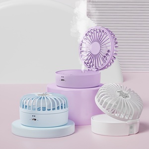 Ventilateur portable 3-en-1 pliable pour le cou et à main avec batterie 1800 mAh, autonomie de plus de 11 heures, commande par bouton, idéal pour les voyages - Product Image 2
