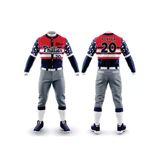 Créez votre propre logo pour une tenue d'équipe de baseball respirante et confortable pour hommes. - Product Image 1