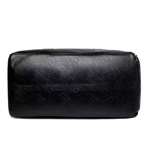 Bolsa de Viaje de Cuero Extra Grande, Bolsa de Viaje de Cuero con Patrón Personalizado, Compartimento para Zapatos, Bolsa Deportiva Impermeable para Gimnasio - Product Image 5