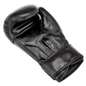 Adjustable Leather Kick Boxing <b>Gloves</b> Breathable <b>Moisture</b>-Wicking Hook Loop Closure Made for Strength Training Sparring Long - Product Image 3