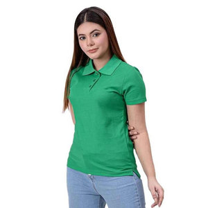 เสื้อยืดกอล์ฟแขนสั้นผ้าคอตตอน 100% ระบายอากาศได้ดี แห้งเร็ว สไตล์ลำลอง  สำหรับผู้หญิง  ยี่ห้อ Wearpex รุ่นขายดี  สามารถสกรีนโลโก้ได้ - Product Image 3
