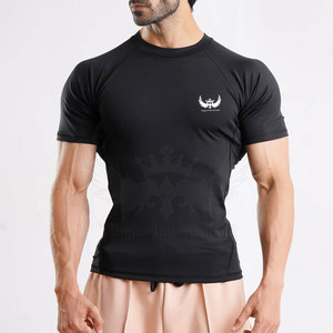 Chemises de compression décontractées pour hommes, manches régulières, légères, respirantes, unies, écologiques, séchage rapide, 180g, en polaire tricotée, athlétiques - Product Image 6