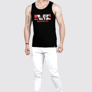 Solid Color Breathable Tank Top Custom Logo Ribbed Vests Knitted Fitness Gym Stringer <b>Singlet</b> <b>for</b> <b>Men</b> training workout session - Product Image 1