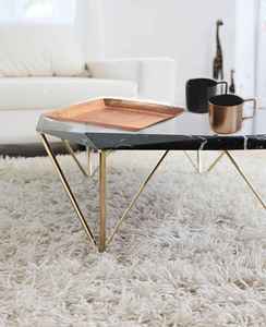 Bold Blossom - Cuenco Cuadrado Decorativo Multifuncional de Cobre Martillado con Acabado Antiguo Pulido, Móvil y Duradero, para Bodas y Diwali - Product Image 3