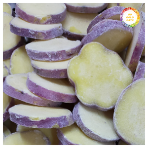 Tranches de patate douce surgelées pour la cuisson, la friture, ingrédient culinaire, légumes surgelés, emballage en vrac - Product Image 2