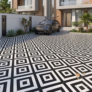 Carreaux de porcelaine Décor 109 600x600mm, revêtement de sol décoratif pour intérieur, pour maisons modernes, appartements, espaces commerciaux et projets de design - Product Image 4